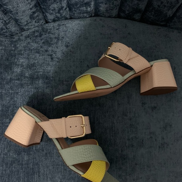 J. Crew “Penny” Croc Embossed Slides - Picture 3 of 5